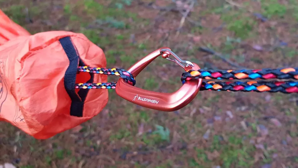 ブッシュメントラベルギア ゼン ハンモック オリーブ オレンジ BUSHMEN Travel Gear ZEN Hammock olive orange