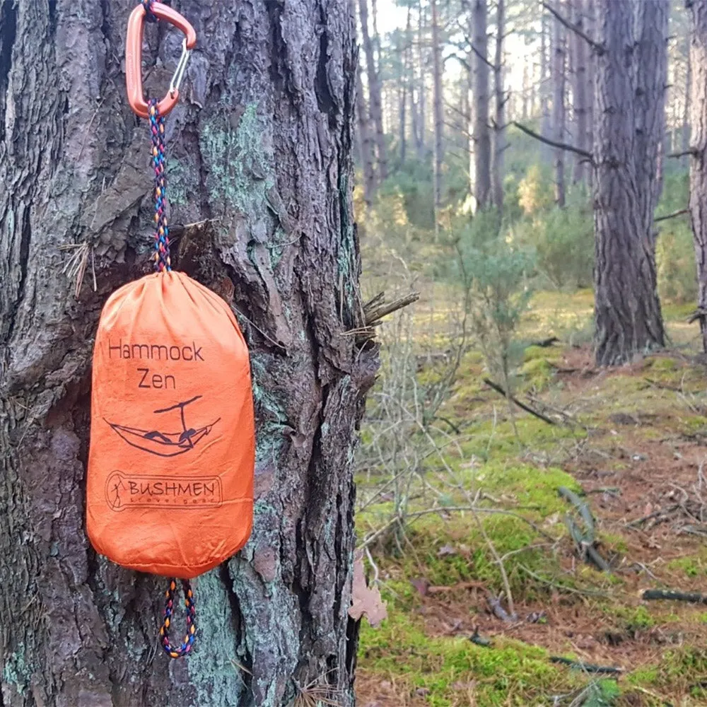 ブッシュメントラベルギア ゼン ハンモック オリーブ オレンジ BUSHMEN Travel Gear ZEN Hammock olive orange