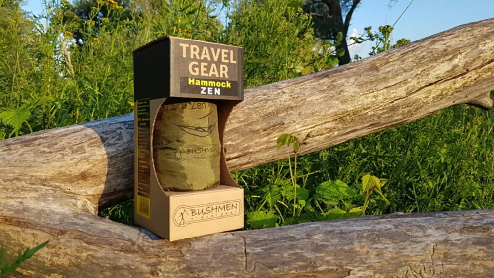 ブッシュメントラベルギア ゼン ハンモック オリーブ オレンジ BUSHMEN Travel Gear ZEN Hammock olive orange