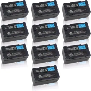 [10-Pack] 7.2V 5240mAh BDC70 Battery for Top-con BDC70 Li-ion Battery for Sokkia Total Stations