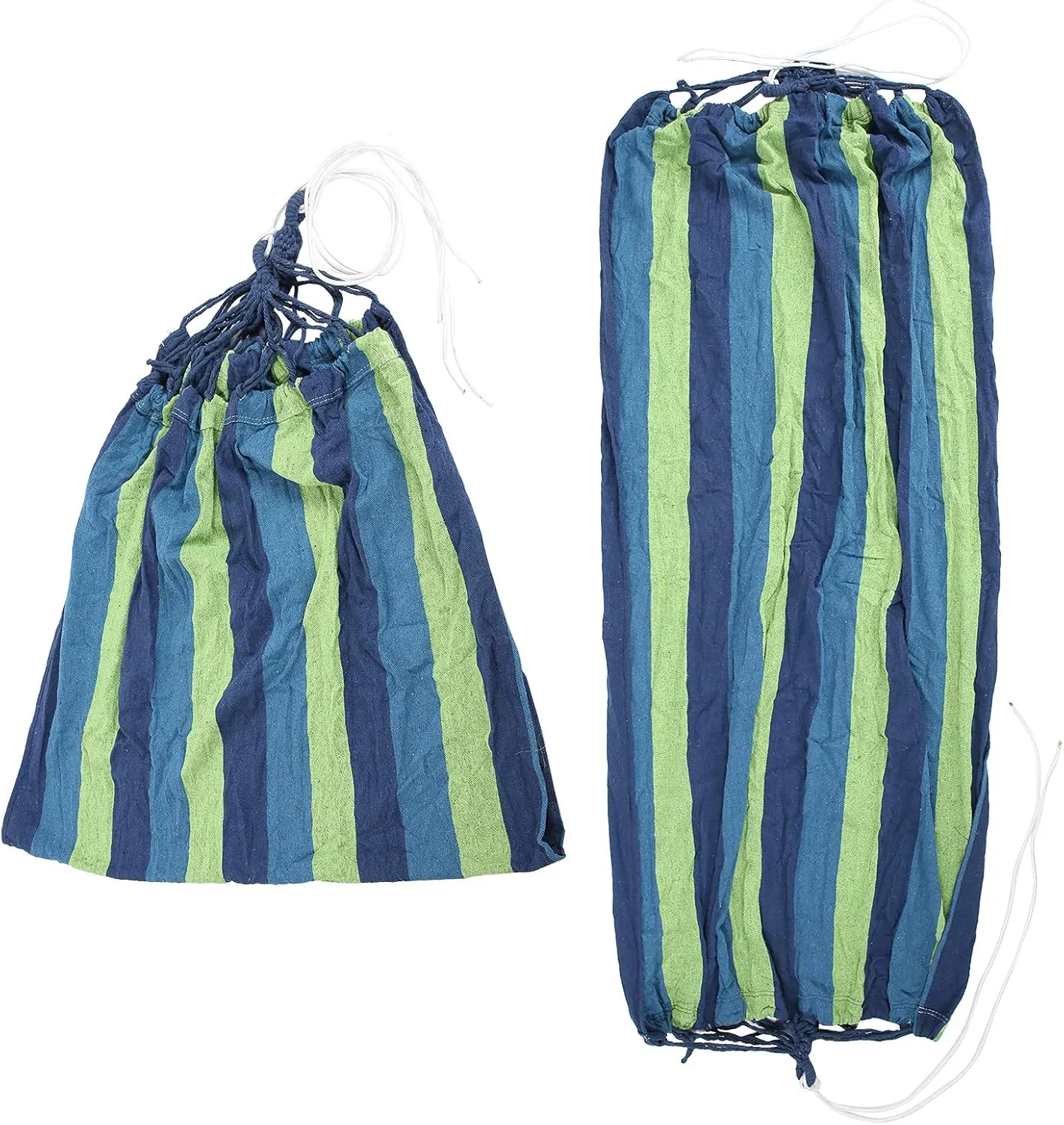 100cm Camping Hammock Ultralight Portable Outdoor Travel Hammock with 250kg Load Capacity Color Striped Hammock (Blue), Genericqute4wxbca-12