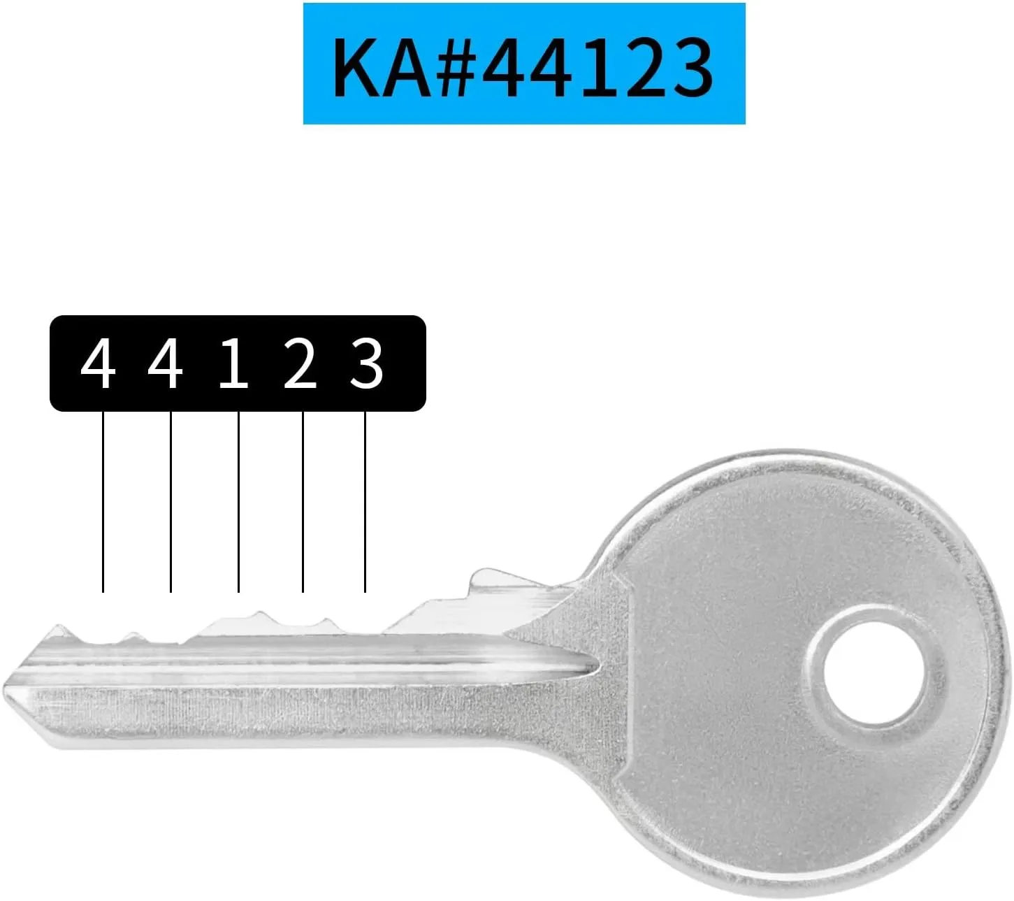 12-Pack Keyed Alike Locks with Key# 44123, Solid Brass Padock with 304 Stainless Steel Long Shackle, Weatherproof Locks for Outdoor Use