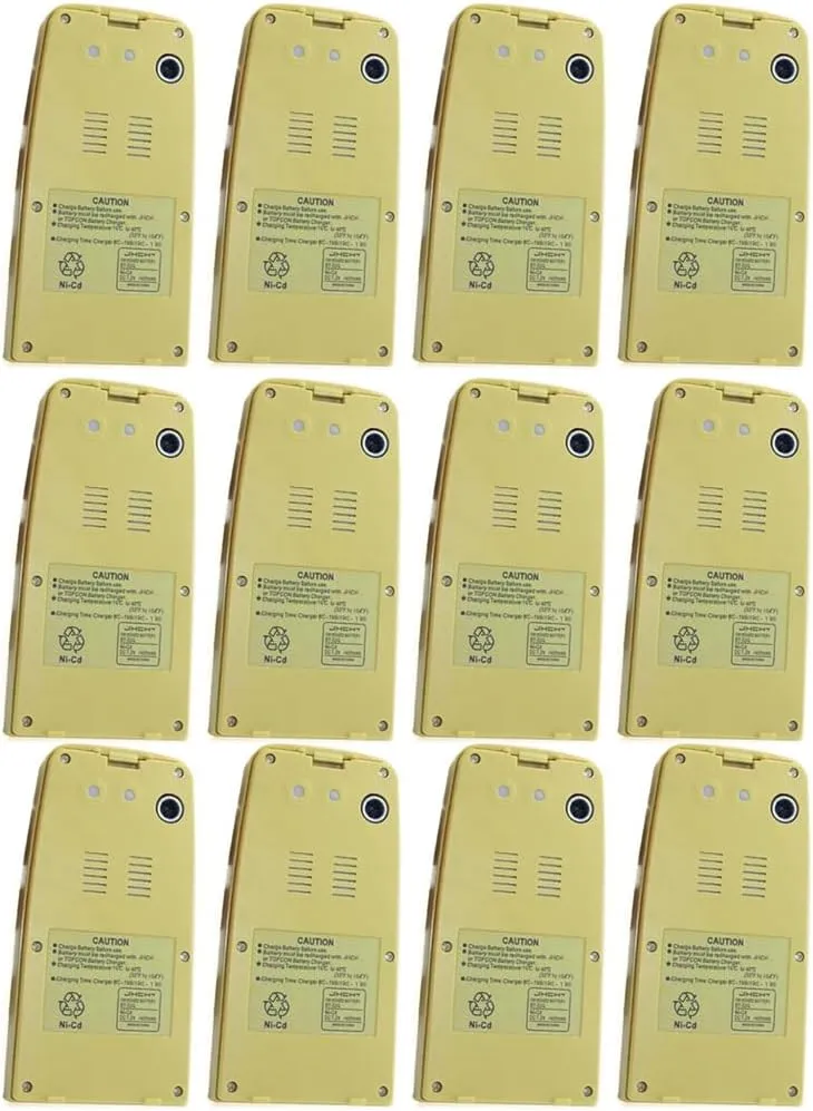 〖12 Pack〗7.2V 1400mAh BT-32Q Battery for TOP-CON Total Station, Surveying, BT-32QA,BT32Q,GPT,GTS