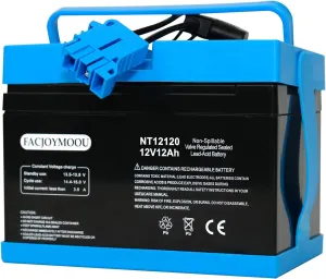 12 Volt Battery for Peg Perego John Deere Gator Polaris Gaucho Rock'in Case Ih Tractor Ride On Battery 12v 12ah Replacement Battery for Peg-Perego Kid's Toys Car