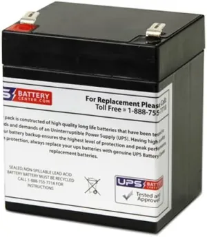 12V 5Ah F2 Compatible Replacement Battery for Alesis TransActive Wireless 2 by UPSBatteryCenter®