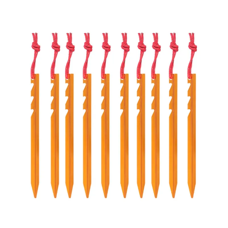 18cm Aluminium Alloy Tent Pegs Stakes, pack of 10