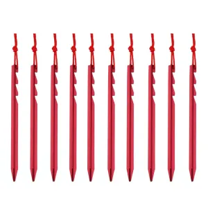 18cm Aluminium Alloy Tent Pegs Stakes, pack of 10