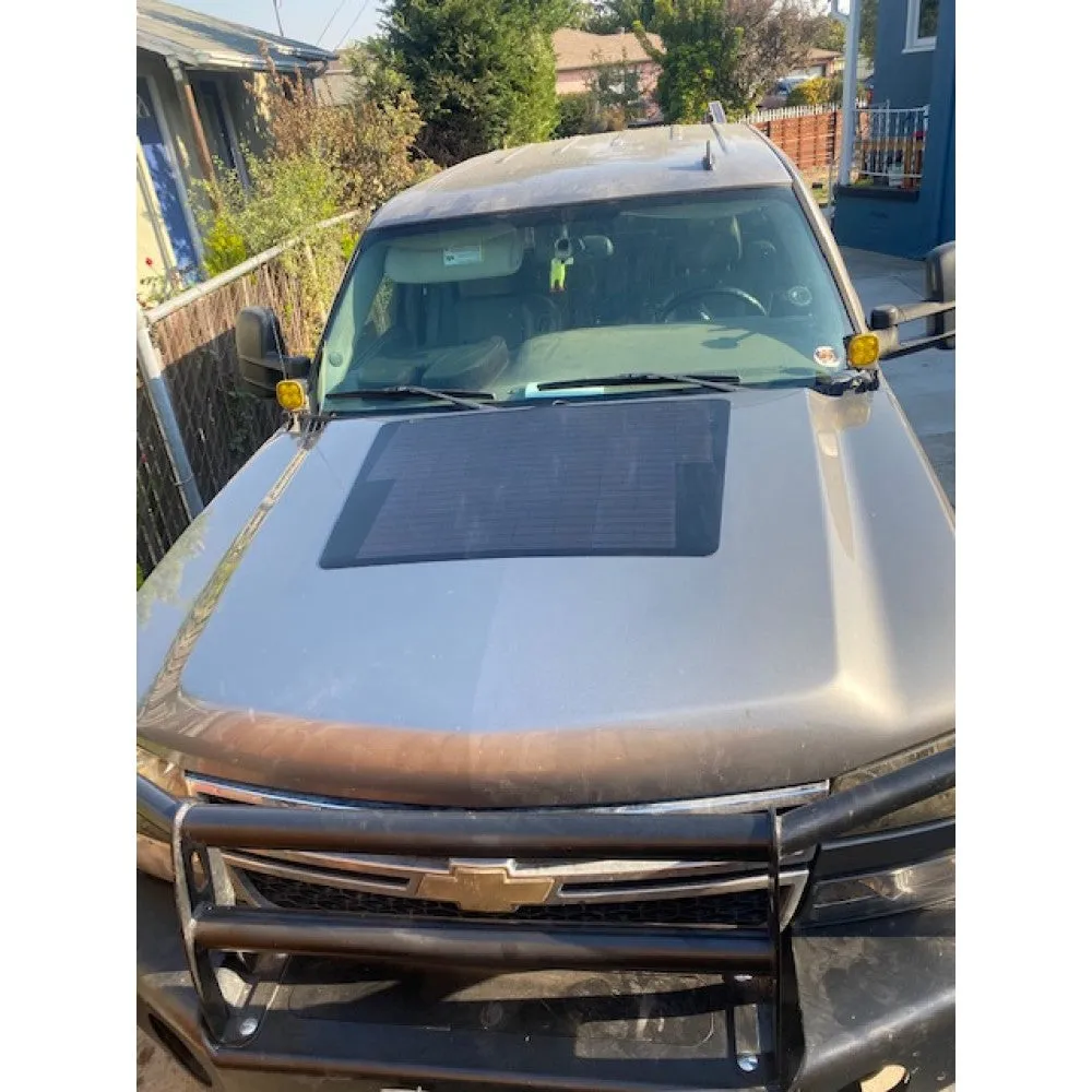 1999-2006 Chevy Silverado/ GMC Sierra Lensun 100W Hood Solar Panel