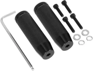 1Pair Stunt Pegs for Bicycles Durable Aluminum Alloy Rear Pedals with Non Slip Grooves Easy Installation Suitable for Mountain and Bikes Heavy Weight Bearing Design