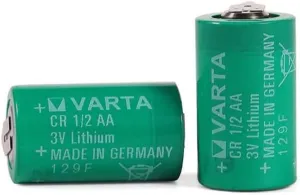 2-Count VARTA CR1/2AA 3V Micro Series Lithium 950mAh Cylindrical Lithium Battery Non-Rechargeable