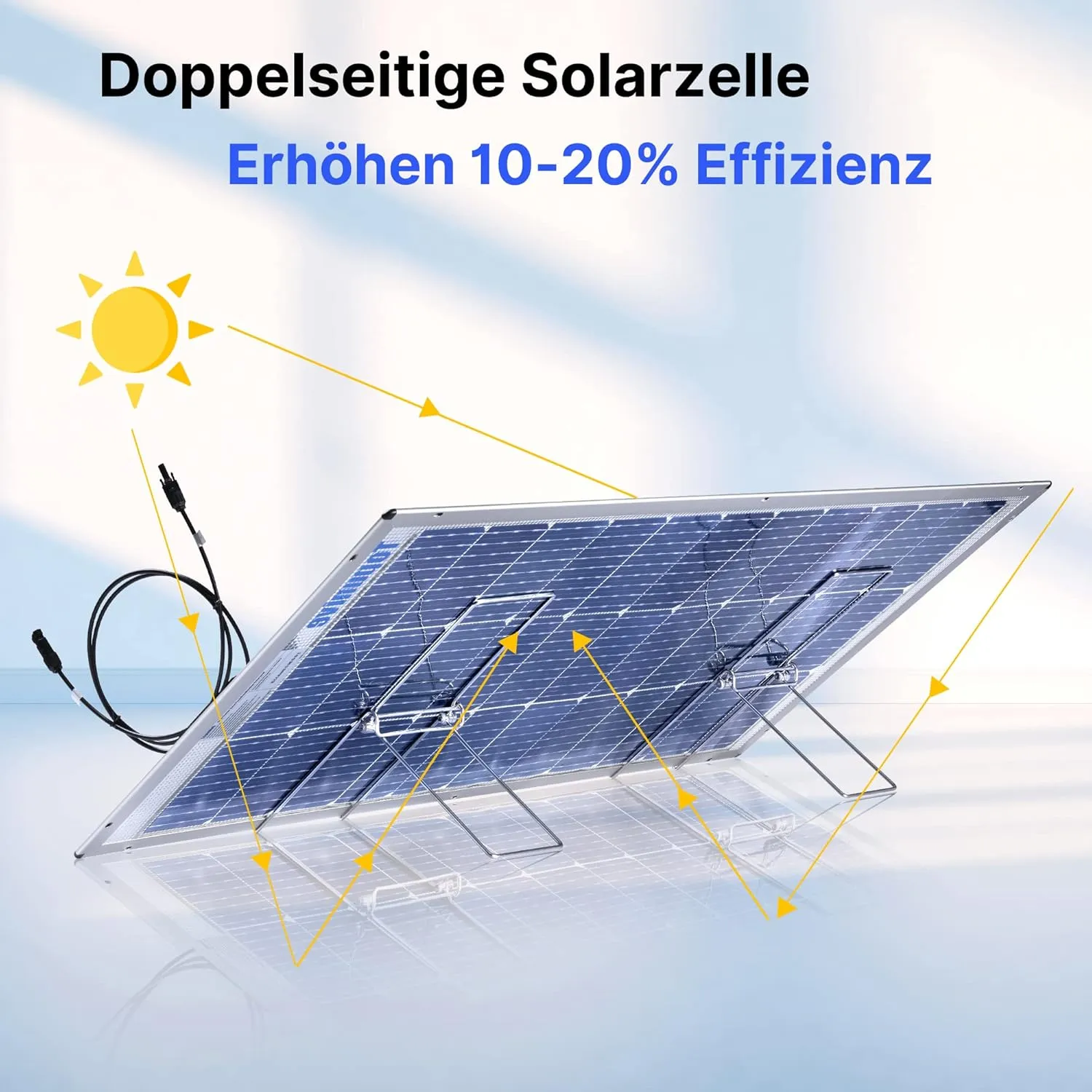 2 PCS Bifacial 100W 12V Solar Panel 9BB Monocrystalline Cell 12 Volt for Marine RV Trailer Boat Cabin Van Car Uneven Surfaces 12V 24V Battery Charge