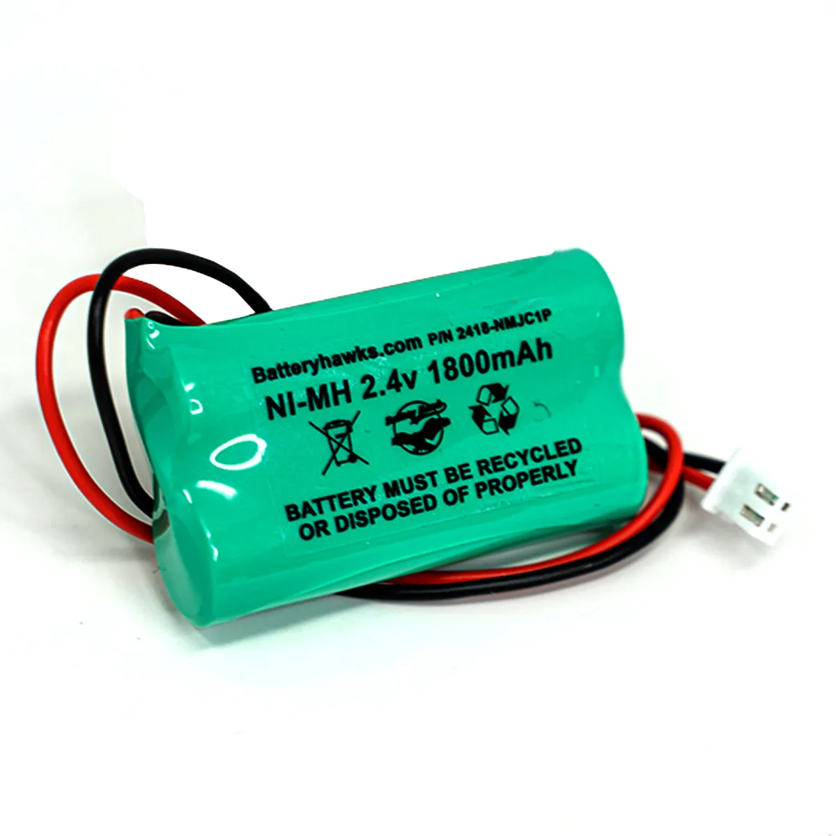 2.4v Solar Light Battery Pack Replacement Ni-MH