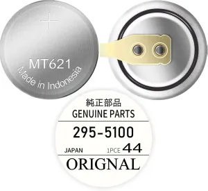 295-5 Replacement Battery for Citizen Eco-Drive Watch - Model 295-5100 MT621 Compatible with BP10, E000, E001, E010, E011