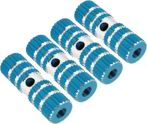 2pair Aluminum Alloy Cylinder Pedals for Mountain Foot Pegs Easy Install Axle Fit for Durable Bike Accessories for