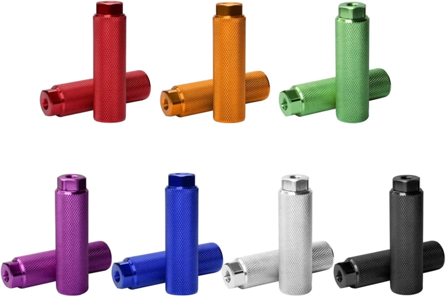 2Pcs/Pack Cyclings Peg Aluminum Alloys Bikes Foot Peg for Kids Adult Rear Feet Pedal for Mountain Bikes Foot Stunts Peg