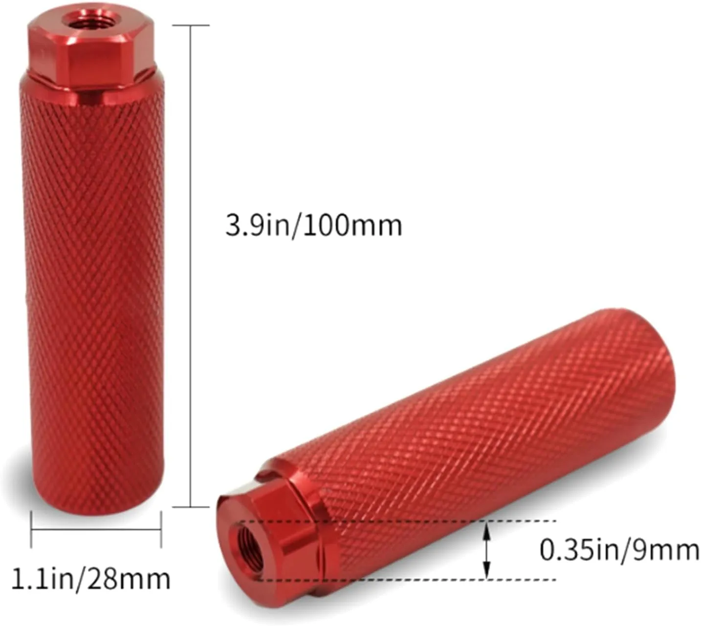 2Pcs/Pack Cyclings Peg Aluminum Alloys Bikes Foot Peg for Kids Adult Rear Feet Pedal for Mountain Bikes Foot Stunts Peg