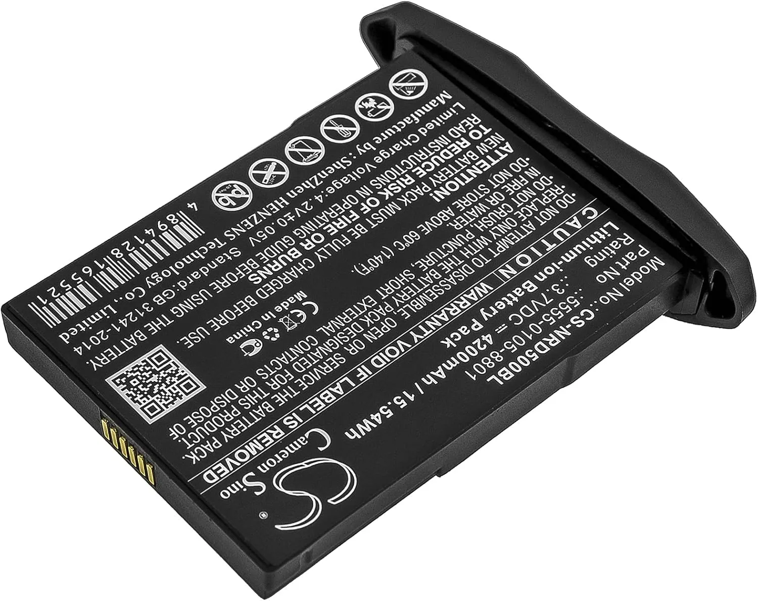 3.7V Battery Replacement Compatible with NCR Orderman 5555-0105-8801 NCR Orderman 5