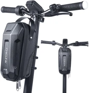 3L Large Scooter Bag with Handle, Portable Electric Scooter Storage Bag, Waterproof XL Handlebar Pouch Bag for Scooters, Bikes, Segway Niu, with Small Coded Lock & Screw Fixation Design