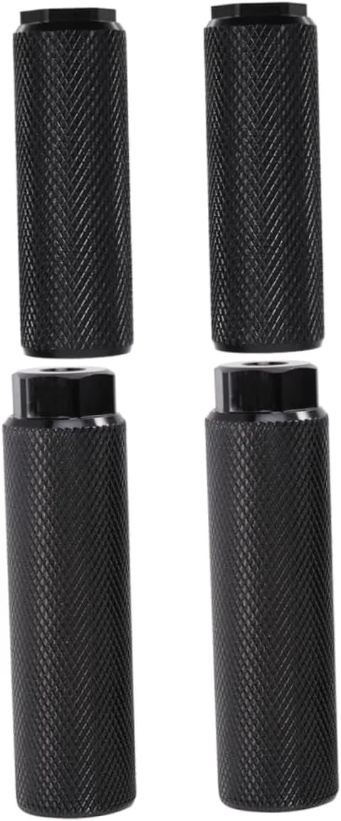 4Pcs Sturdy Aluminum Alloy Bike Foot Pegs for Enhanced Comfort and Stability Accessory for Cycling Enthusiasts and Families Easy Installation for Rear Seat