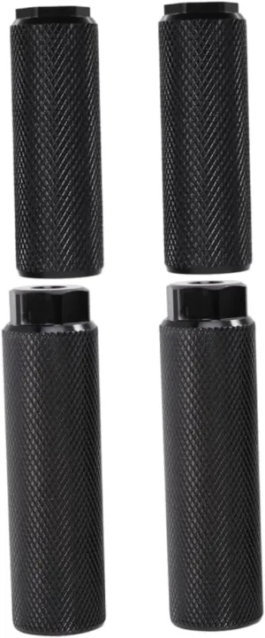4Pcs Sturdy Aluminum Alloy Bike Foot Pegs for Enhanced Comfort and Stability Accessory for Cycling Enthusiasts and Families Easy Installation for Rear Seat