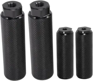 4Pcs Sturdy Aluminum Alloy Bike Rear Foot Pegs for Enhanced Comfort and Safety Essential Cycling Accessories for Bicycles Compatible with Standard Mounts Nonslip Design