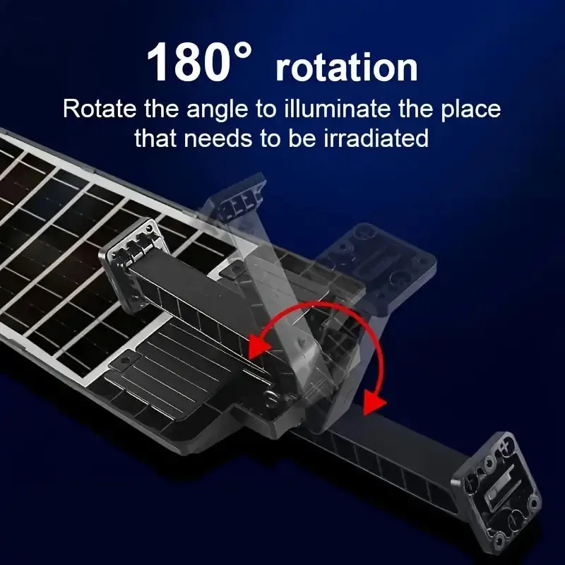 504-LED Ultra-Bright 6500K Solar Motion Sensor Street Light with Remote Control