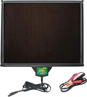 5W Solar 12 Volt Battery Charger, 270 mAmp - Weatherproof by Deltran