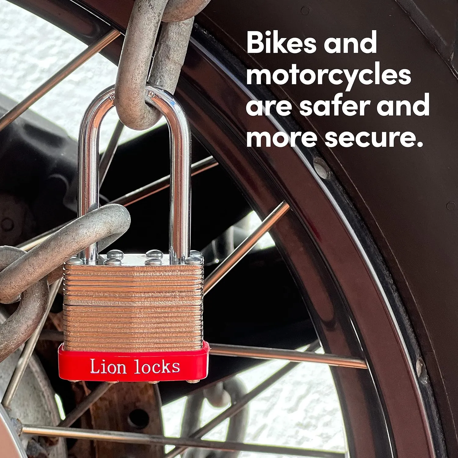 6 Keyed Alike Padlocks with 2" Long Shackle, 12 Keys - Padlocks for Outdoor Use, Locks with Keys, Hardened Steel Case, Pick Resistant Brass Pin Cylinder for Hasp Latch, Locker, Gate