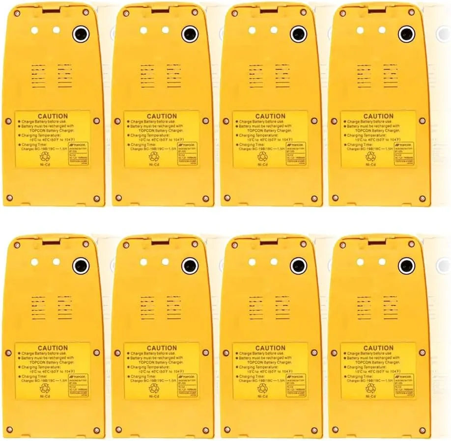 «8 Pack» 7.2V 1400mAh BT-32Q Battery for TOP-CON Total Station, Surveying, BT-32QA,BT32Q,GPT,GTS