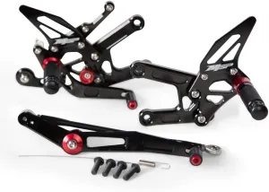 80801-2500 Black MGP Rear Set (YAM. YZF-R6 (06-16')