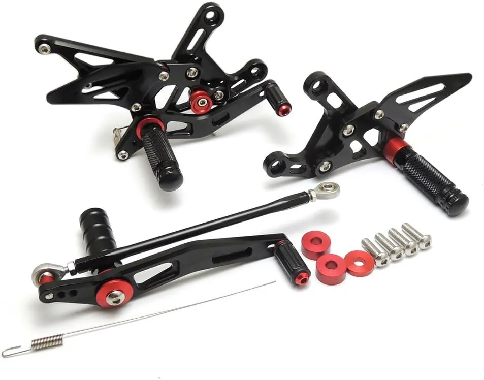80901-2500 Black MGP Rear Set (YAM. YZF-R1 (09-14')