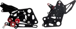 91401-2500 Black MGP Rear Set (KTM RC 390 (non-cup)/ DUKE 390 (14-16')