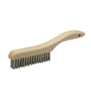 AbilityOne® Stainless Steel Wire Scratch Brush, 10-1/2" x 1" x 5/8"