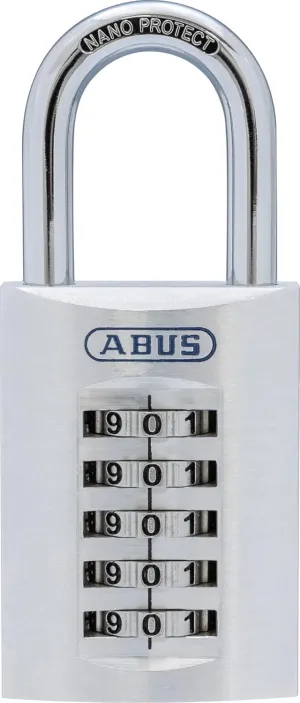 ABUS 183AL/45 Heavy Duty Combination Lock, Silver