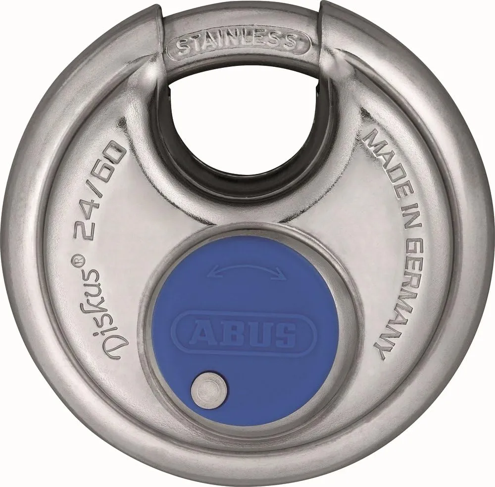 ABUS 24/60 Diskus Stainless Steel Padlock Keyed Alike