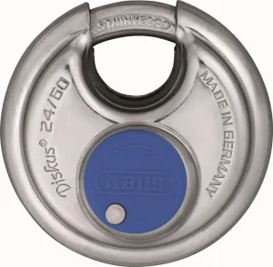 ABUS 24/60 Diskus Stainless Steel Padlock Keyed Alike