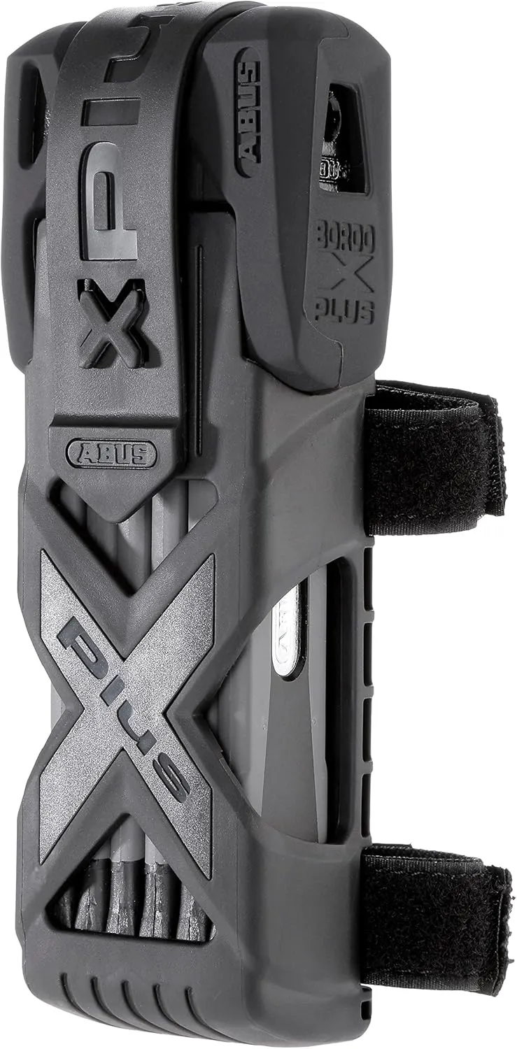 ABUS 551604 Bordo GRANIT X Plus 6500/85cm (33.46 in) black - Folding lock, Bike lock, Security level 15, 85cm/5.5mm (55160)