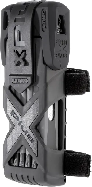 ABUS 551604 Bordo GRANIT X Plus 6500/85cm (33.46 in) black - Folding lock, Bike lock, Security level 15, 85cm/5.5mm (55160)