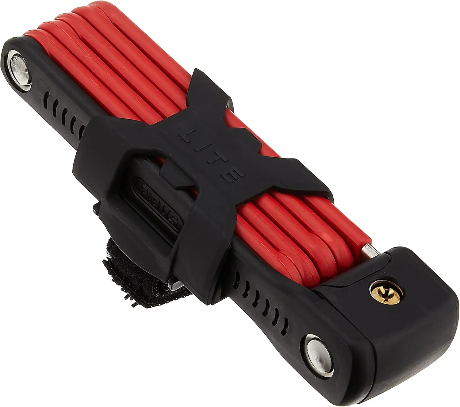 ABUS Bordo Ugrip Lite 6055/85cm Security Level 7 Bike Lock, Red