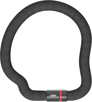 ABUS Goose Lock Chain Lock - Bendable, Rattle-Free Bicycle Lock Made of Hardened Steel - 6 mm Thick - 110 cm Long - with Key - ABUS Security Level 7 - Black