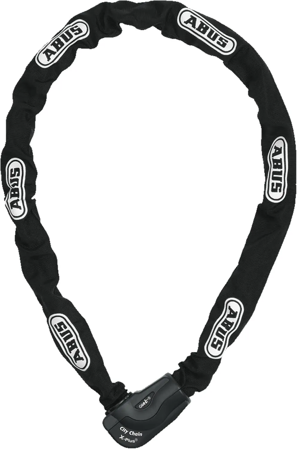 ABUS Granit CityChain XPlus 1060 chain lock - Hardened steel motorbike lock - 140 cm - Black