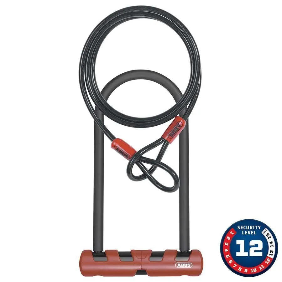 Abus Ultimate 420 Lock   Loop Cable (160mm x 230mm), (10mm x 4' Cable)