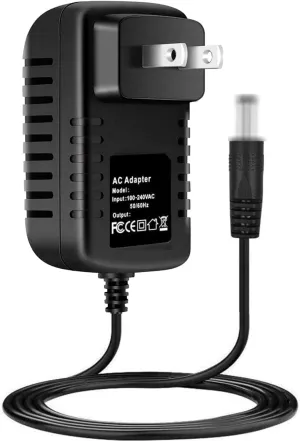 AC-DC Adapter Replacement for iHome StickVac SV6 VACSV6 iHSV6-WHT SV1 VACSV1 iHSV1-BLK 22.2V 2000mAh Li-ion Battery Lightweight Cordless Stick Vacuum Cleaner Power Supply Cord Cable