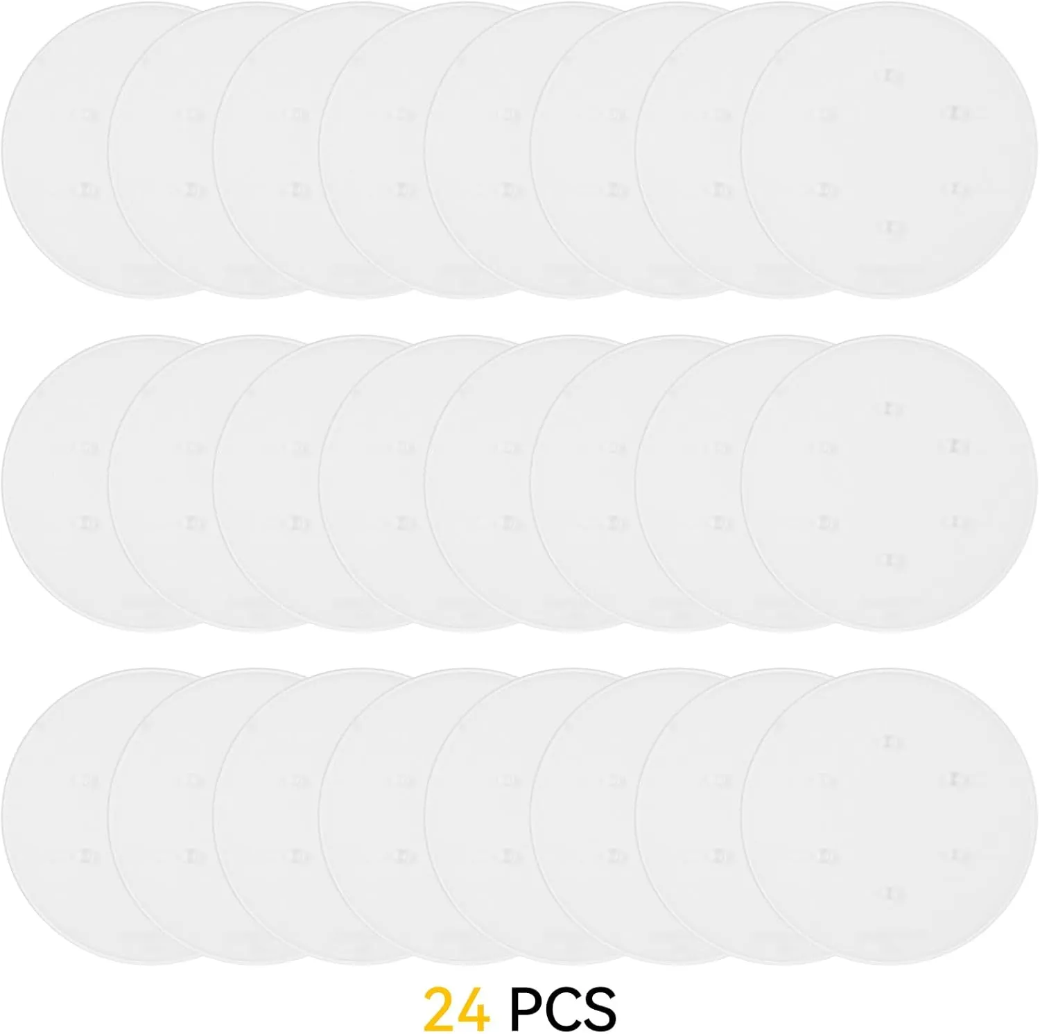 Action Figure Stand Star Was Black Series 6inch, 1/12 Scale Figures Toy Collection Support Display Holder Bases Accessories, 6-Pegs 3-Size, Circle, 24PACK