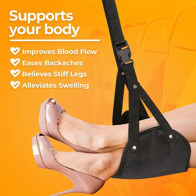 Adjustable Foot Hammock for Travel,Car,Airplane Rest,Office Hanging,Simple Leg Support Foot Pad,Foot Hammock