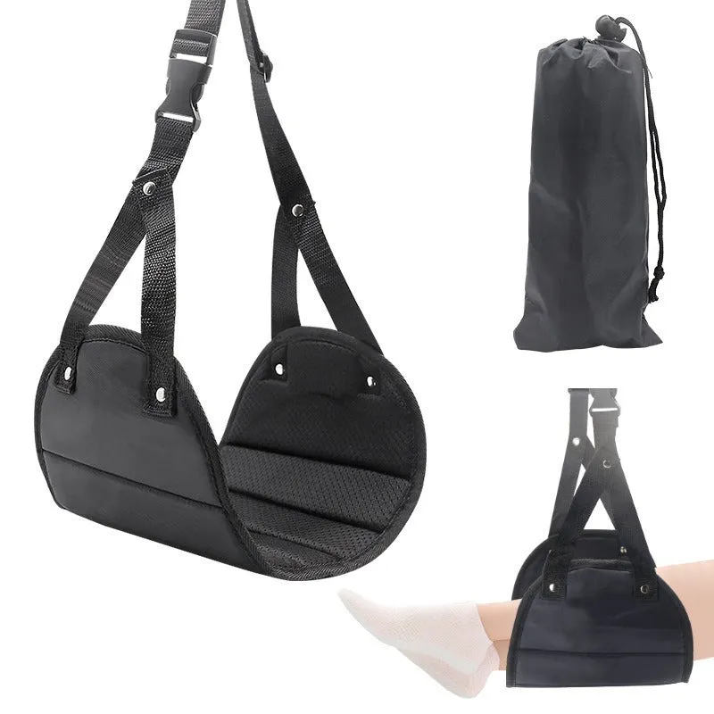Adjustable Foot Hammock for Travel,Car,Airplane Rest,Office Hanging,Simple Leg Support Foot Pad,Foot Hammock
