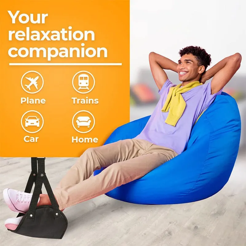 Adjustable Foot Hammock for Travel,Car,Airplane Rest,Office Hanging,Simple Leg Support Foot Pad,Foot Hammock