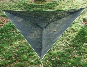 Aerial Triangle Camping Hammock, Multi Person Portable Hammock for Adults Kids, Familys Triangle Hammock Use for Travel, Garden Backyard Leisure, Outdoor Camping Hiking, Beach Rest