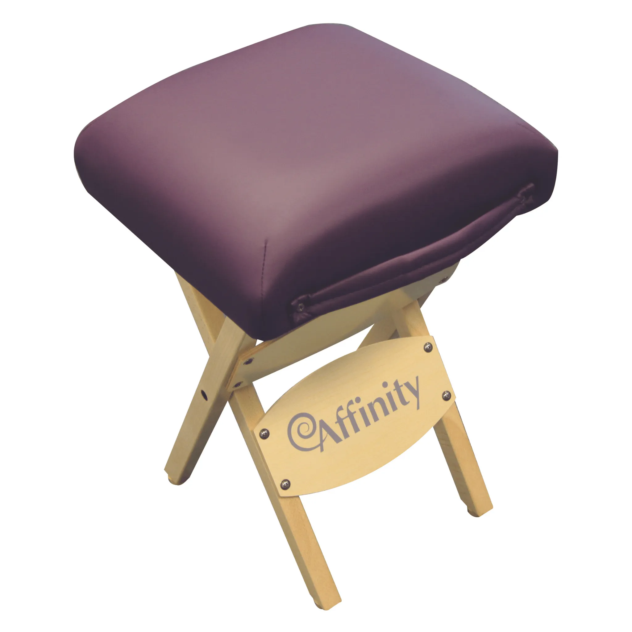 Affinity Folding Wooden Therapist Stool