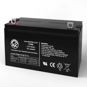 AJC Battery Compatible with Canadian SOLAR PV Solar Panles 12V 100Ah Solar Battery